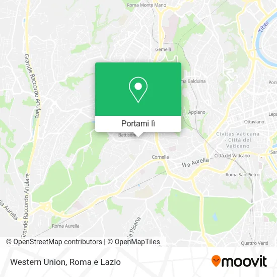 Mappa Western Union