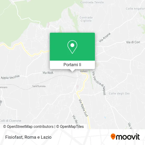 Mappa Fisiofast