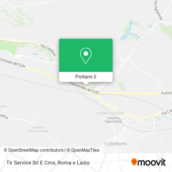 Mappa Tir Service Srl E Cms