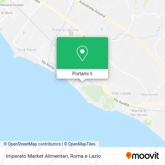 Mappa Imperato Market Alimentari