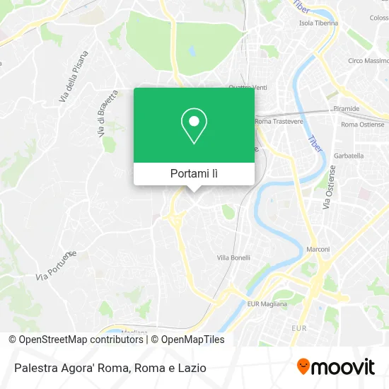 Mappa Palestra Agora' Roma