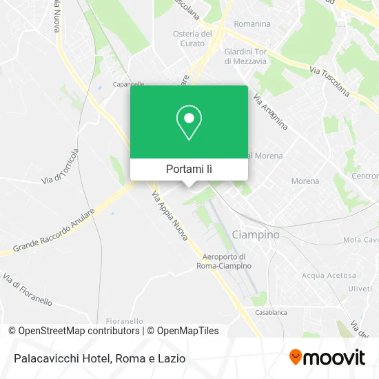 Mappa Palacavicchi Hotel