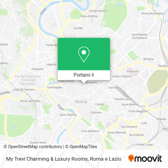 Mappa My Trevi Charming & Luxury Rooms