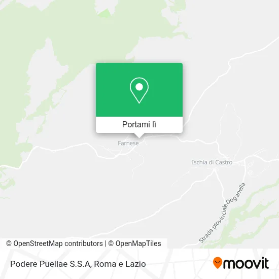Mappa Podere Puellae S.S.A