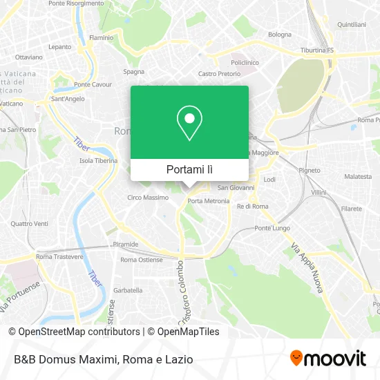Mappa B&B Domus Maximi