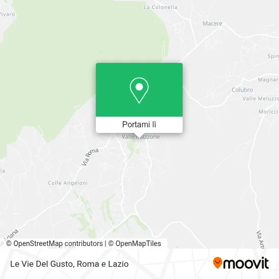 Mappa Le Vie Del Gusto