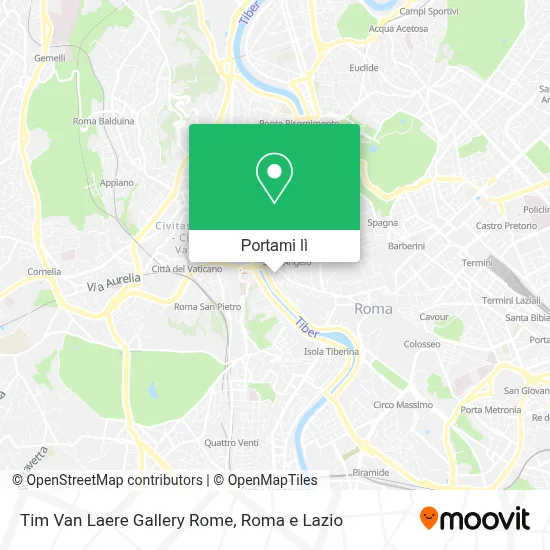 Mappa Tim Van Laere Gallery Rome