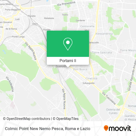 Mappa Colmic Point New Nemo Pesca