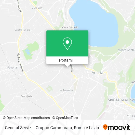 Mappa General Servizi - Gruppo Cammarata
