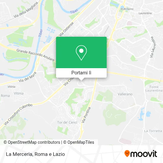 Mappa La Merceria