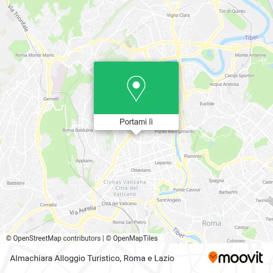 Mappa Almachiara Alloggio Turistico