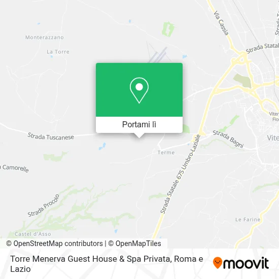 Mappa Torre Menerva Guest House & Spa Privata