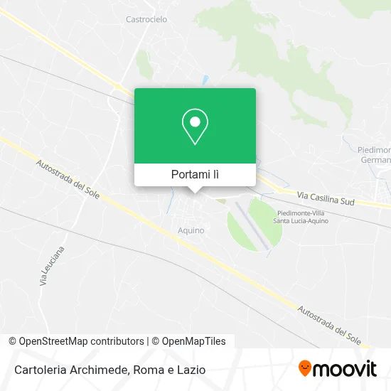 Mappa Cartoleria Archimede