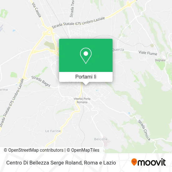 Mappa Centro Di Bellezza Serge Roland