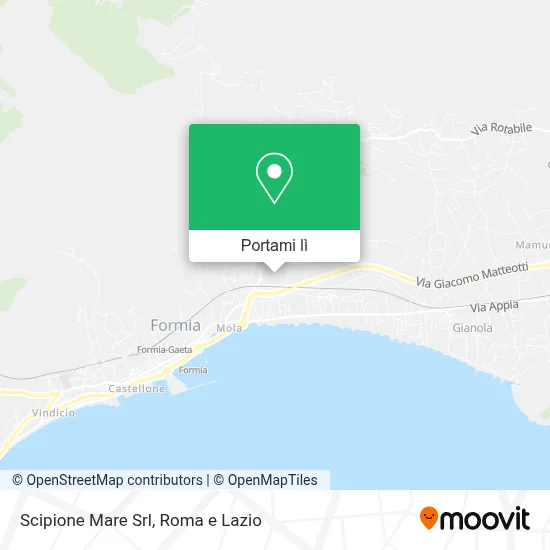 Mappa Scipione Mare Srl