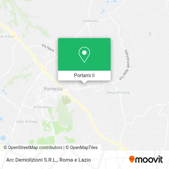 Mappa Arc Demolizioni S.R.L.