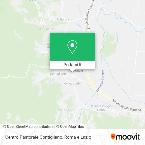 Mappa Centro Pastorale Contigliano
