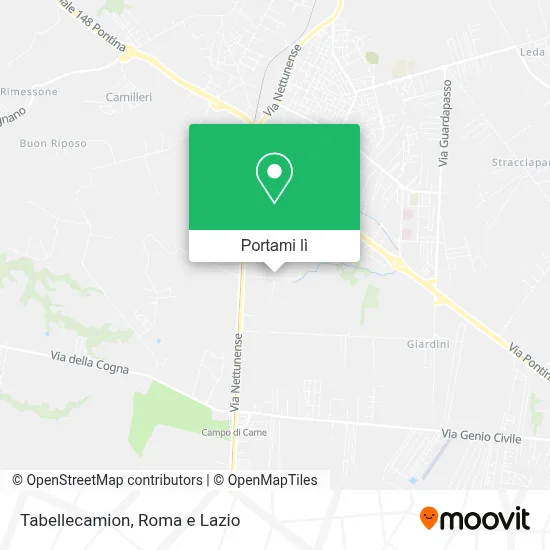 Mappa Tabellecamion