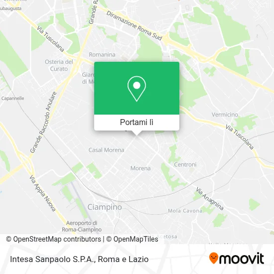 Mappa Intesa Sanpaolo S.P.A.