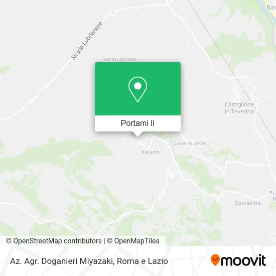 Mappa Az. Agr. Doganieri Miyazaki
