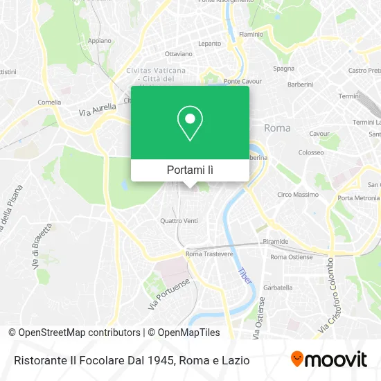 Mappa Ristorante Il Focolare Dal 1945