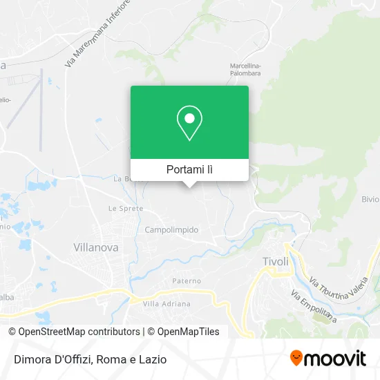 Mappa Dimora D'Offizi