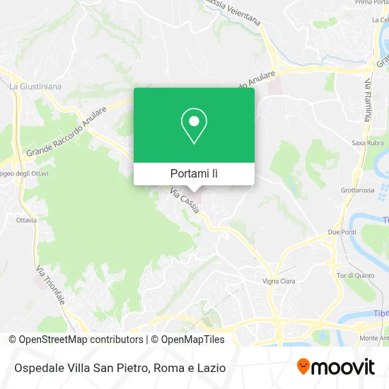 Mappa Ospedale Villa San Pietro