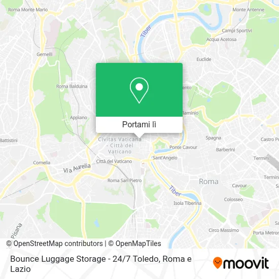 Mappa Bounce Luggage Storage - 24 / 7 Toledo