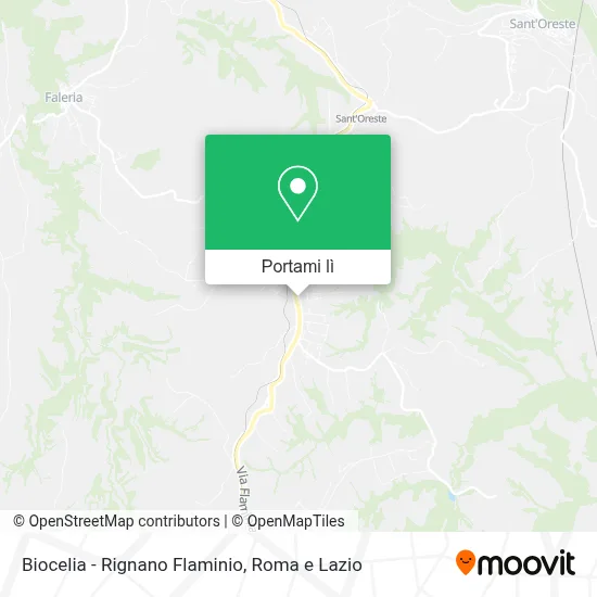Mappa Biocelia - Rignano Flaminio