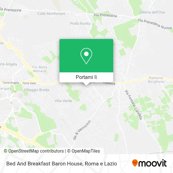 Mappa Bed And Breakfast Baron House