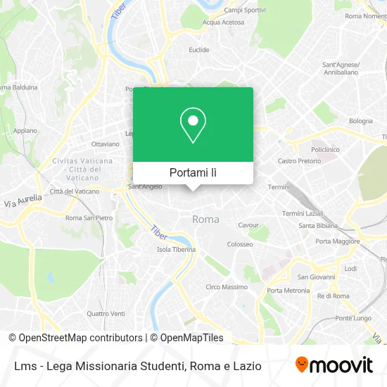 Mappa Lms - Lega Missionaria Studenti