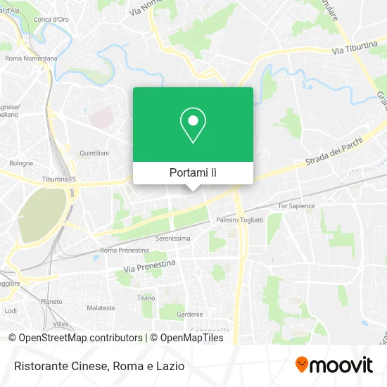Mappa Ristorante Cinese