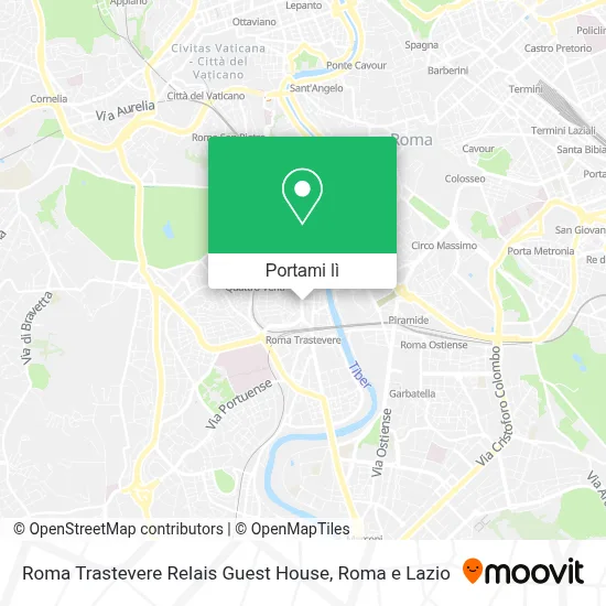 Mappa Roma Trastevere Relais Guest House