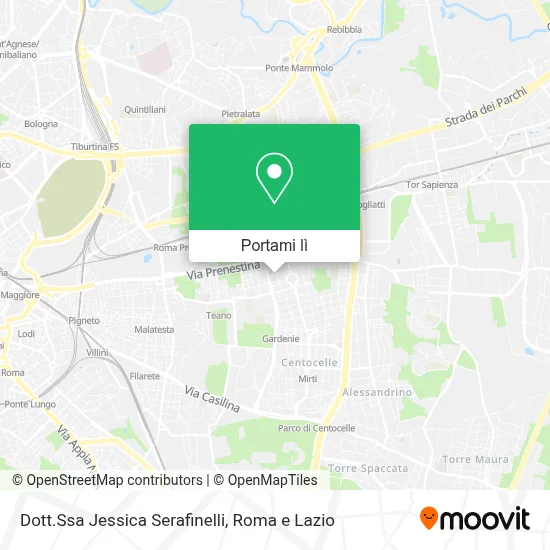 Mappa Dott.Ssa Jessica Serafinelli