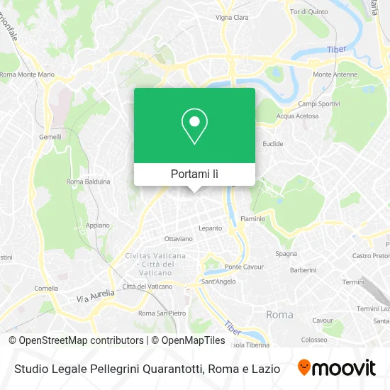 Mappa Studio Legale Pellegrini Quarantotti