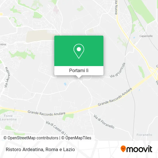 Mappa Ristoro Ardeatina