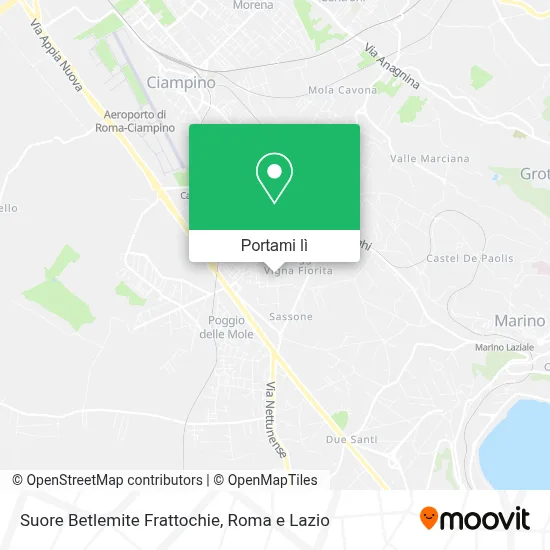 Mappa Suore Betlemite Frattochie