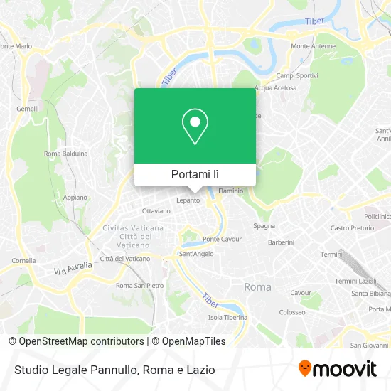Mappa Studio Legale Pannullo