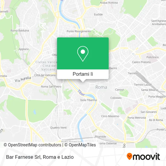 Mappa Bar Farnese Srl