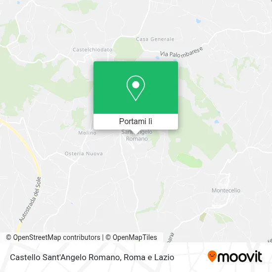 Mappa Castello Sant'Angelo Romano