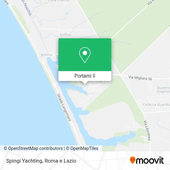 Mappa Spingi Yachting