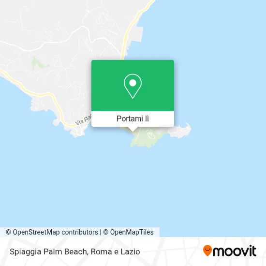 Mappa Spiaggia Palm Beach