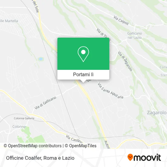Mappa Officine Coalfer