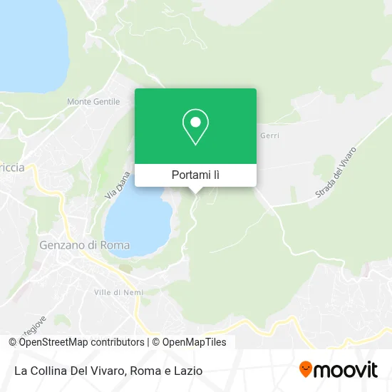 Mappa La Collina Del Vivaro