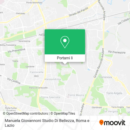Mappa Manuela Giovannoni Studio Di Bellezza