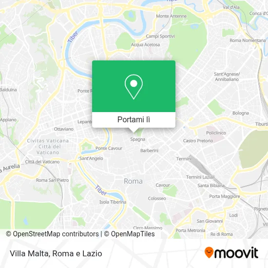 Mappa Villa Malta