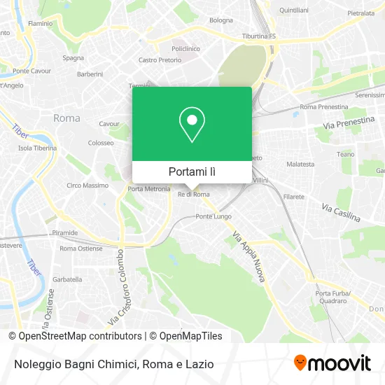 Mappa Noleggio Bagni Chimici