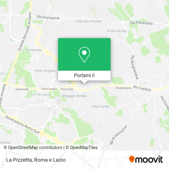 Mappa La Pizzetta