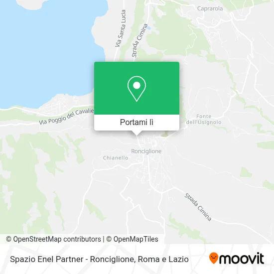 Mappa Spazio Enel Partner - Ronciglione