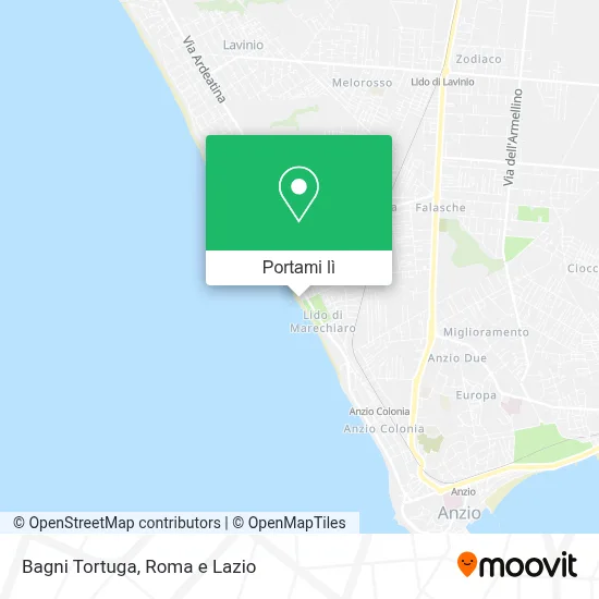 Mappa Bagni Tortuga